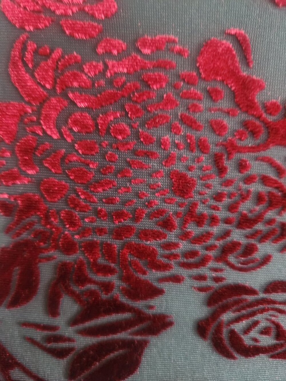 Anthropologie mesh velvet Top - Picture 6 of 9